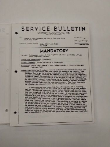 Hiller UH-12 Series "360" Helicopter Maintenance Manual-Copy, US $29.95, image 2