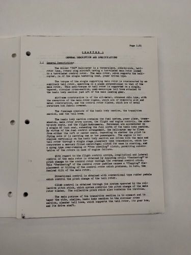 Hiller UH-12 Series "360" Helicopter Maintenance Manual-Copy, US $29.95, image 4