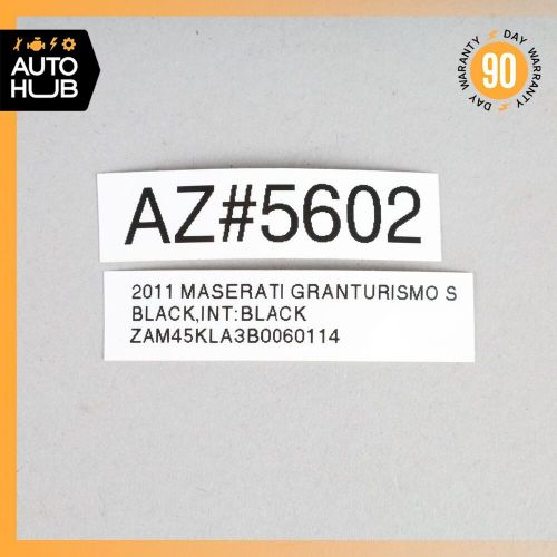 08-14 Maserati Granturismo M145 Front Impact Crash Sensor 201232 OEM, US $45.65, image 4