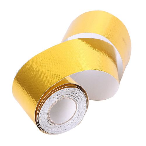 1 Roll Reflective Gold High Temperature Heat Shield Fireproof Adhesive Tapes, US $12.27, image 5