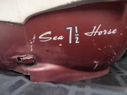 1957 JOHNSON AD-11 7.5HP COWLING SHROUD COVER HOOD 376963 OUTBOARD BOAT MOTOR, US $118.99, image 3