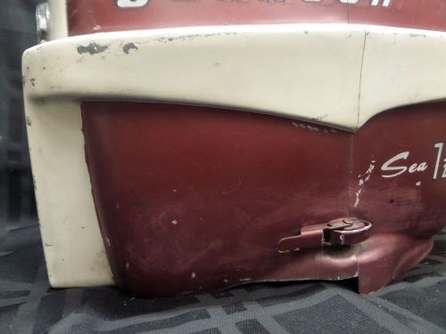 1957 JOHNSON AD-11 7.5HP COWLING SHROUD COVER HOOD 376963 OUTBOARD BOAT MOTOR, US $118.99, image 4