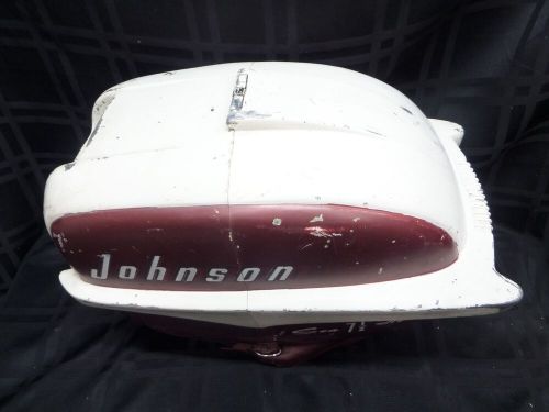 1957 JOHNSON AD-11 7.5HP COWLING SHROUD COVER HOOD 376963 OUTBOARD BOAT MOTOR, US $118.99, image 5