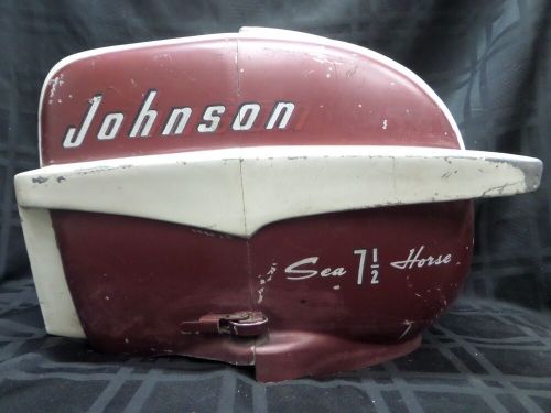 1957 JOHNSON AD-11 7.5HP COWLING SHROUD COVER HOOD 376963 OUTBOARD BOAT MOTOR, US $118.99, image 12