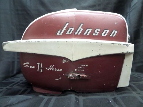 1957 JOHNSON AD-11 7.5HP COWLING SHROUD COVER HOOD 376963 OUTBOARD BOAT MOTOR, US $118.99, image 16