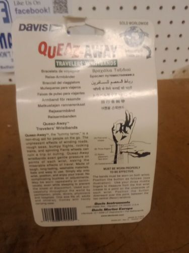 400 Davis "Queaz-Away" Travelers Wristbands, US $15.00, image 2