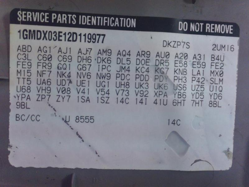 02 GRAND PRIX AUTOMATIC TRANSMISSION 3.8L W/O SUPERCHARGER OPT, US $640.00, image 11