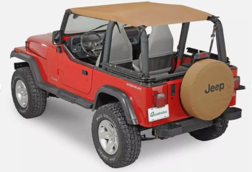 Rampage products california brief for 92-95 jeep wrangler yj • brown color