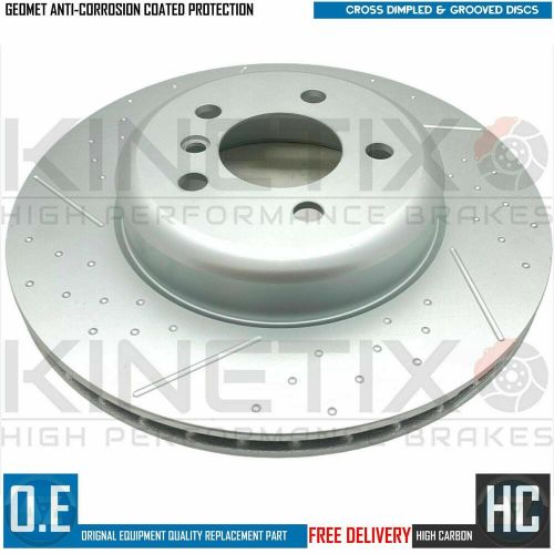 FOR BMW 435d M SPORT REAR DIMPLED GROOVED BRAKE DISCS MINTEX PADS SENSOR 345mm, US $, image 4