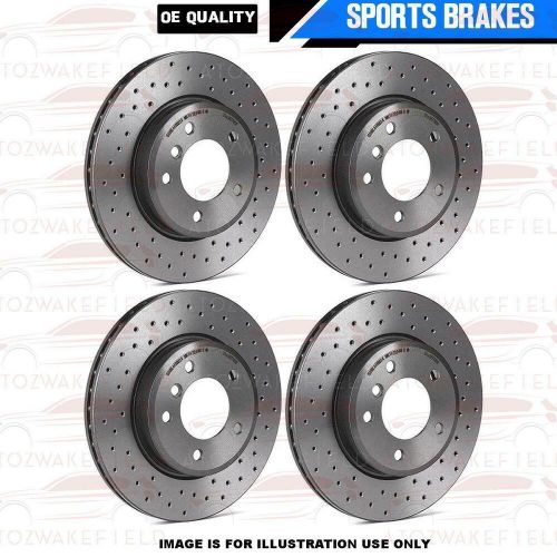 FOR BMW 130i M SPORT E81 E87 DRILLED FRONT REAR BRAKE DISCS PADS 330mm 300mm, US $, image 3