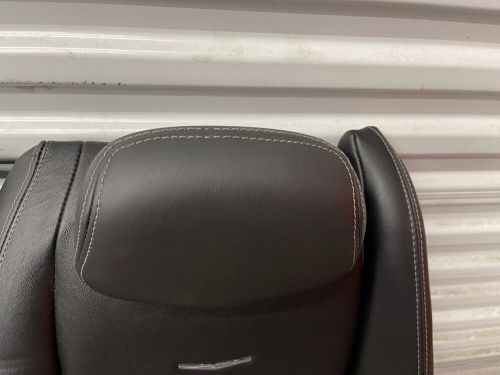 2011-2014 CADILLAC CTS COUPE REAR SEAT UPPER BACKREST CUSHION BLACK LEATHER OEM, US $229.00, image 4