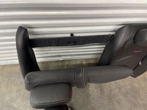 2011-2014 CADILLAC CTS COUPE REAR SEAT UPPER BACKREST CUSHION BLACK LEATHER OEM, US $229.00, image 5