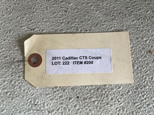 2011-2014 CADILLAC CTS COUPE REAR SEAT UPPER BACKREST CUSHION BLACK LEATHER OEM, US $229.00, image 18