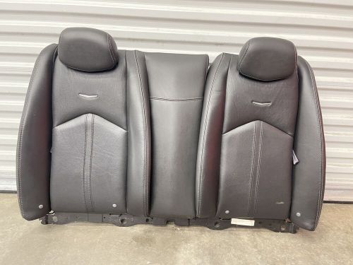 2011-2014 CADILLAC CTS COUPE REAR SEAT UPPER BACKREST CUSHION BLACK LEATHER OEM, US $229.00, image 23