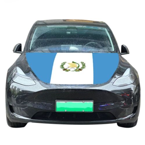 Guatemala Flag Car Hood Cover Universal Size Elastic Polyester Guatemalas 4x5 ft, US $19.99, image 2