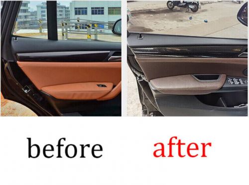 For BMW X3 F25 X4 F26 11-2017 ABS Carbon Fiber Interior Protection Trim 6X, US $293.61, image 2
