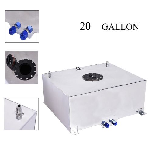 USA 20 Gallon Lightweight Polished Aluminum Race Drift Fuel Cell Tank, US $122.90, image 5