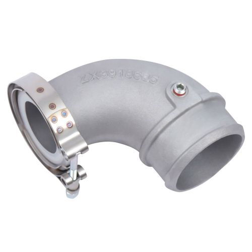 90° Air Transfer Pipe Turbo Intake Elbow Assy For Cummins Holset HX35 HX40 6BTA, US $52.51, image 4