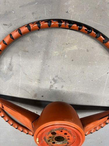 1963 Chevy Biscayne Steering Wheel Horn Chevrolet '63 OE Brookwood Parkwood Trim, US $189.93, image 6