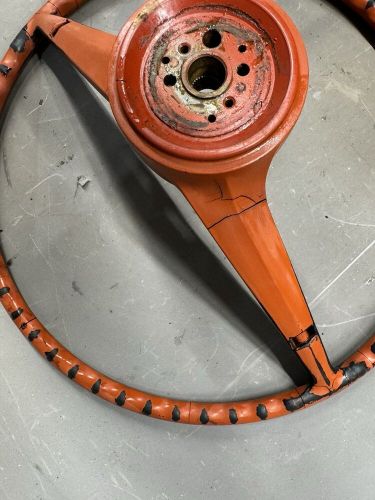 1963 Chevy Biscayne Steering Wheel Horn Chevrolet '63 OE Brookwood Parkwood Trim, US $189.93, image 9