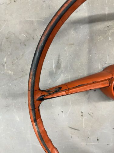 1963 Chevy Biscayne Steering Wheel Horn Chevrolet '63 OE Brookwood Parkwood Trim, US $189.93, image 13