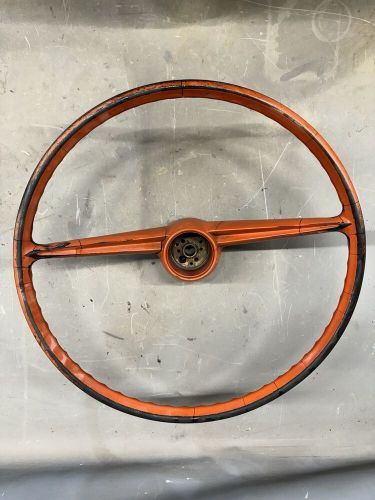 1963 Chevy Biscayne Steering Wheel Horn Chevrolet '63 OE Brookwood Parkwood Trim, US $189.93, image 15