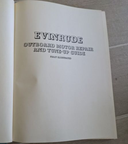 A) 1969 Evinrude Outboard Motor Service Manual Hardcover, US $9.99, image 4