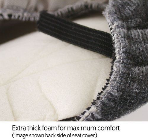 For AUDI PREMIUM GRADE GREY VELOUR CAR TRUCK SEAT COVERS VINYL MATS SET, US $64.83, image 3