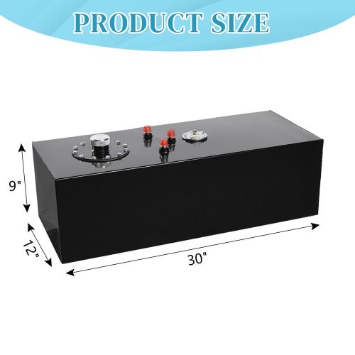 15 Gallon Race Drift Aluminum Fuel Cell Tank Level Sender Lightweight, US $98.28, image 2