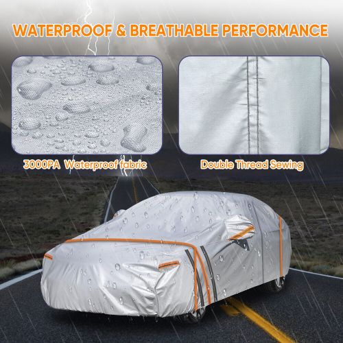 XL Full Car Cover Outdoor Waterproof All Weather Protection Anti-UV Dust Outdoor, US $41.99, image 11