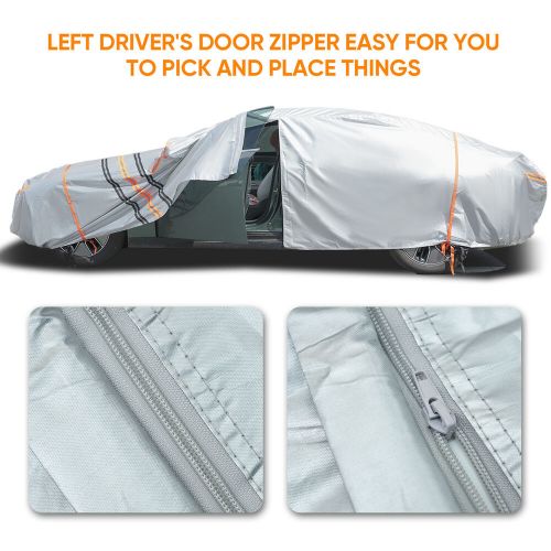 XL Full Car Cover Outdoor Waterproof All Weather Protection Anti-UV Dust Outdoor, US $41.99, image 14