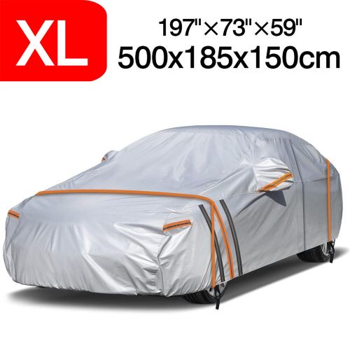 XL Full Car Cover Outdoor Waterproof All Weather Protection Anti-UV Dust Outdoor, US $41.99, image 15