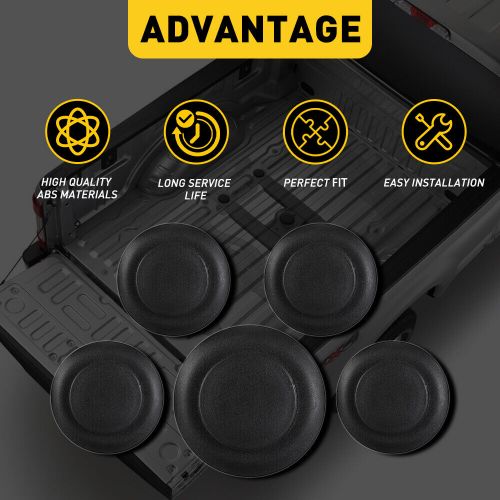 For 2011-2023 Super Duty Ford 5th Hitch Puck Wheel Cover Trim Plug Ring Kit, US $19.99, image 9