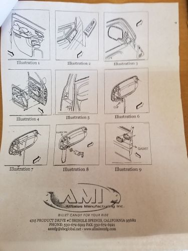 Part 900 Billet Door Handles LH & RH W Lock Hole GM '99-'06 Full Size Truck SUVs, US $239.99, image 4