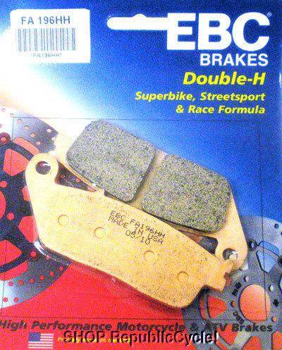 Honda fury ebc double-h brake pads front *new*
