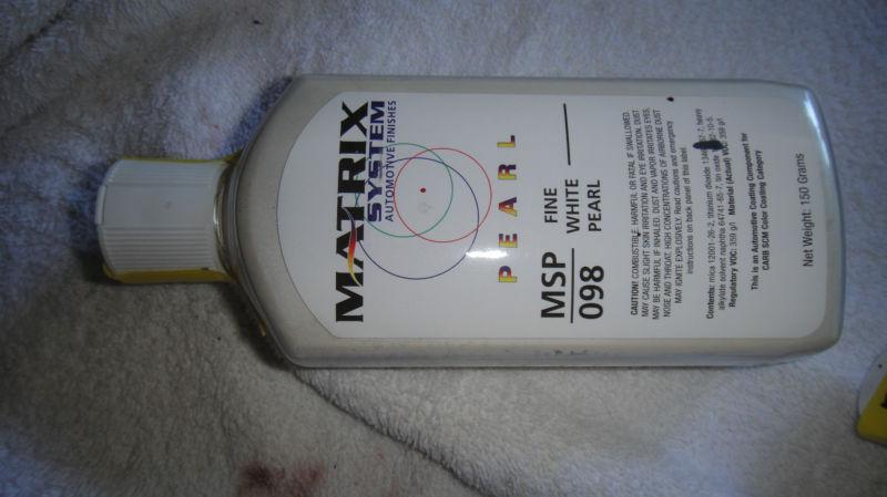 Matrix systems pearl msp098 fine white same as ppg prl98