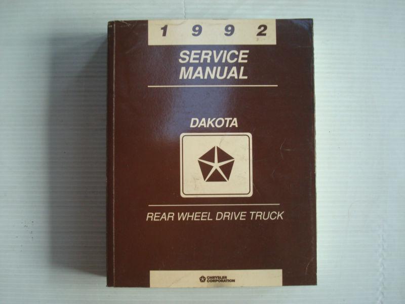 1992 dodge dakota truck service manual