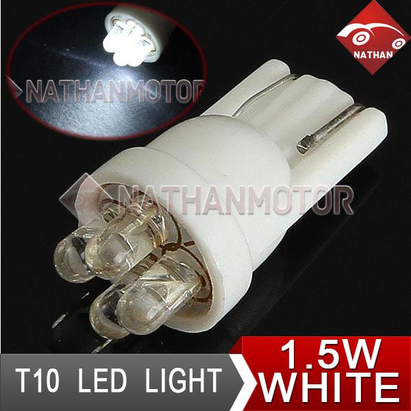 New  t10  w5w 1206  led car dashboard wedge side marker lamp bulb light white