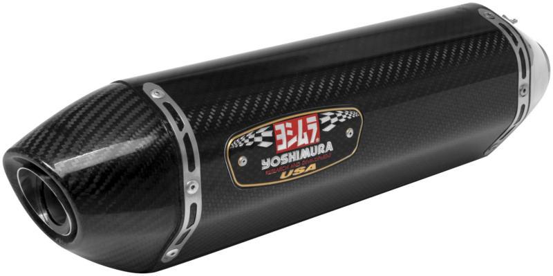 Yoshimura r77 dual slip-on (epa compliant) - carbon fiber mufflers  11180e0220