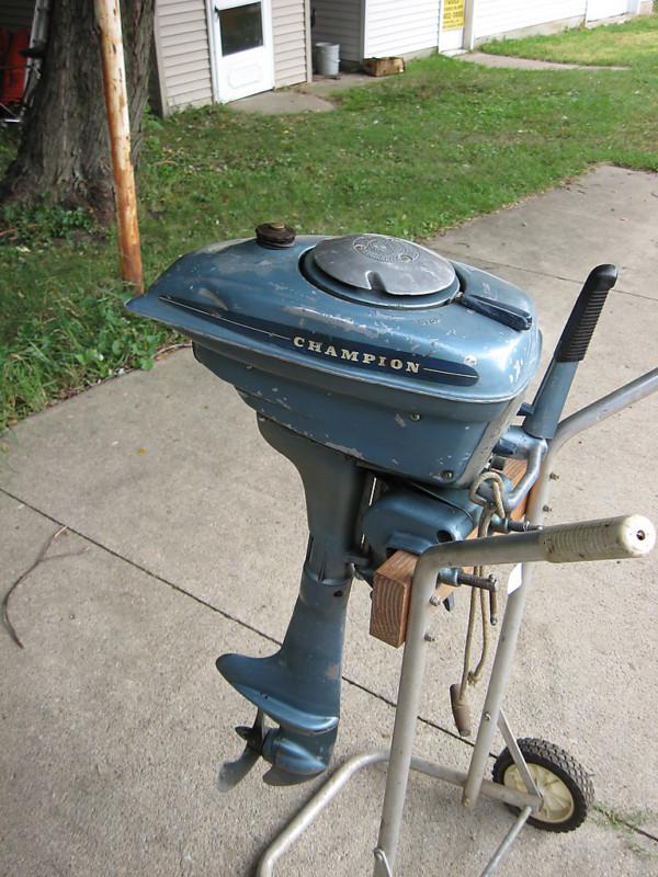 Champion outboard motor hp?