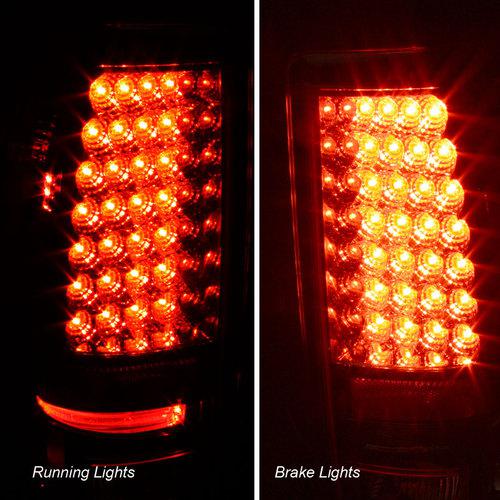 99-02 Silverado Led Halo Projector Headlights+Bumper+Red Clear Led Tail Lights, US $294.87, image 3