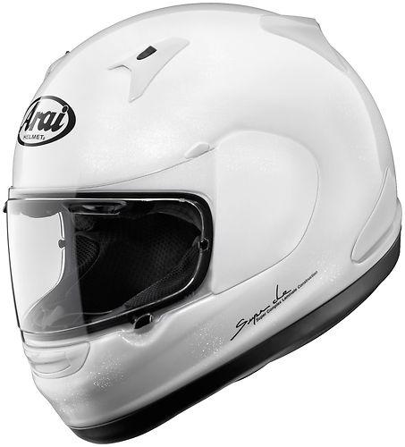 Arai signet-q solid motorcycle helmet diamond white medium