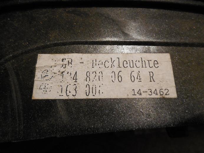 Mercedes-Benz Taillights Left & Right OEM 260E 300E 400E 500E, US $50.00, image 3