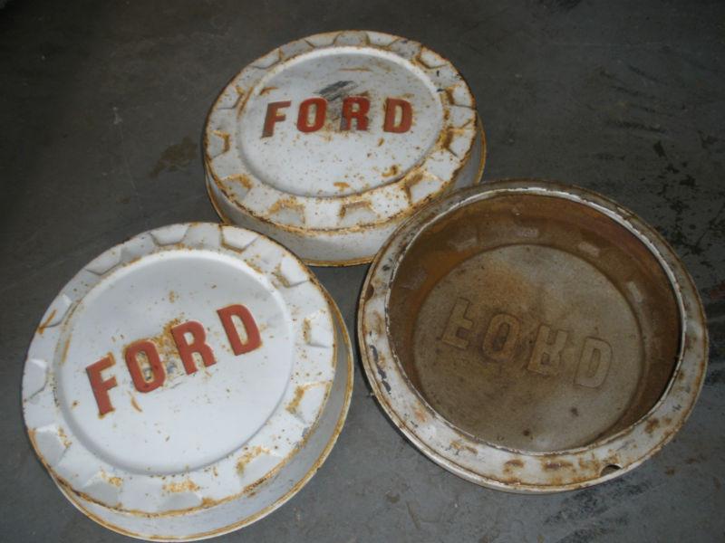 1965-1966 ford truck pick up dog dish hub caps f100 f250