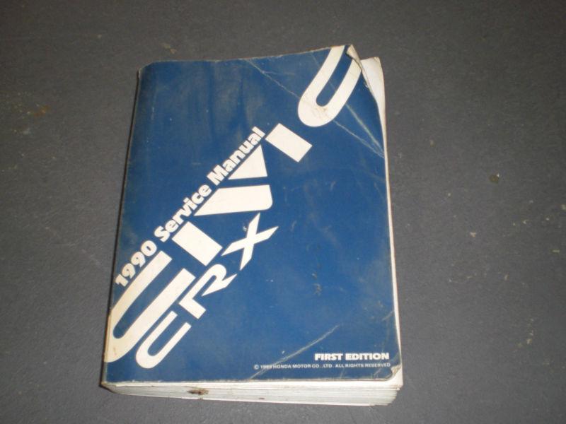 1990 honda civic crx factory manual
