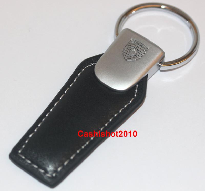 Buy Porsche Leather Pull Key Chain Ring 911 997 Cayman Cayenne Turbo