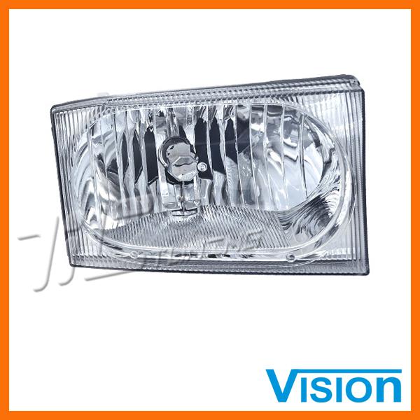 02-04 ford excursion f250sd f350 f450 f550 passenger rh head light aero lamp