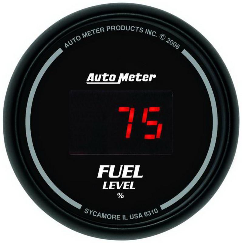 Auto meter 6310 sport-comp; digital programmable fuel level gauge