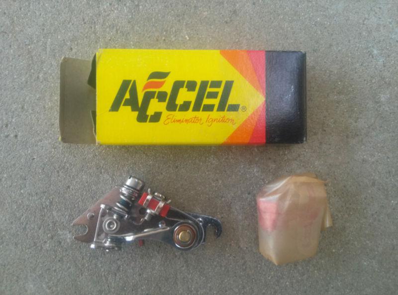 Nos 1956-1974 chevy gm jeep accel points ignition contact assembly 32oz # 110128