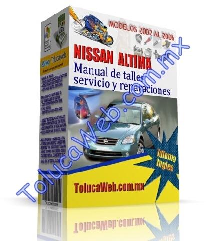 Nissan altima service repair shop manual cd dvd automotive manuals 2002-2006 xp